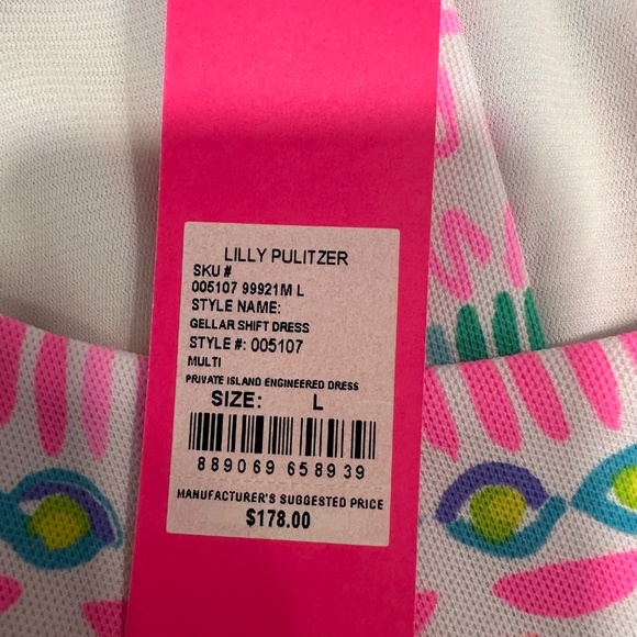 NWT Lilly Pulitzer Gellar Shift Dress Size Large - Picture 7 of 15